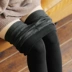 SK8281 cotton áp lực là nhung mỏng và nhung ấm chống tĩnh điện một lớp một chiếc quần legging co giãn cao thoải mái Xà cạp