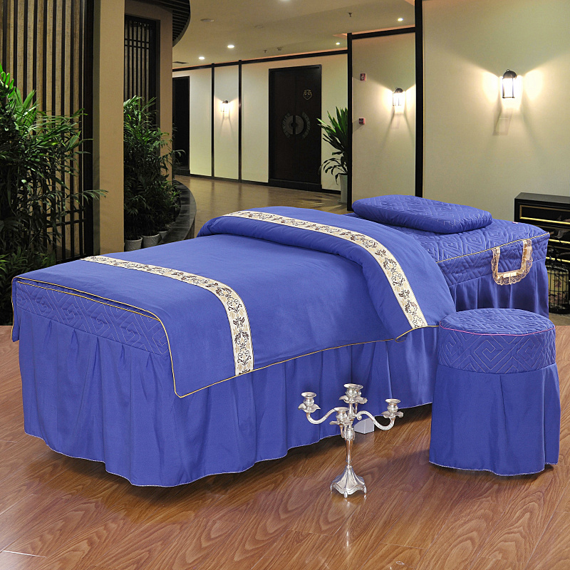 Vẻ đẹp trải giường bốn bộ của vẻ đẹp salon massage quilt cover dầu gội đặc biệt giường bìa gói vẻ đẹp trải giường trải giường