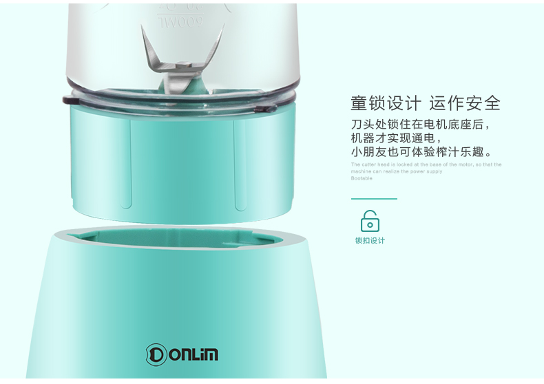 máy xay sinh tố panasonic Máy ép trái cây cầm tay Donlim Dongling DL-BX300 Sinh viên mini Máy ép trái cây Nước ép trái cây Cup - Máy ép trái cây máy xay sinh tố xiaomi