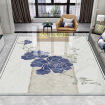 Modern minimalist living-room parquet floor tiles 800x800 Entry into the family Guan Guan Peony Imitation Water Knife Styled Floor Brick Full Porcelain