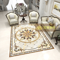 Eurostyle Living Room Entrance Aisle Light Warm Yellow Pattern Ground Floor Brick Pattern Imitation Water Knife Parquet Tile 800x800