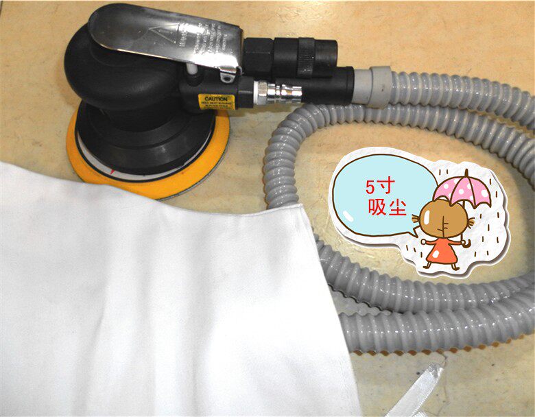  Taiwan pneumatic sand paper machine beating mill gas mill polishing machine sand paper machine with dust suction direct