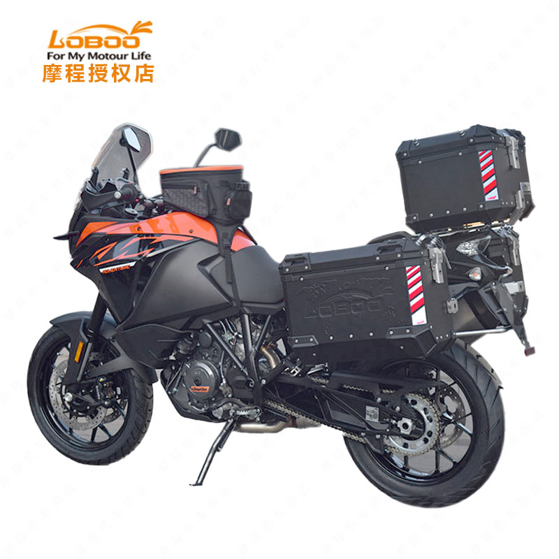LOBOO side box motorcycle KTM1050ADV KTM1090 travel waterproof side aluminum alloy side box tail box