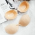 Váy cưới đính ren nữ với váy cô dâu mỏng đẹp trở lại ngực lớn tụ tập chống trượt trên núm vú đồ lót vô hình