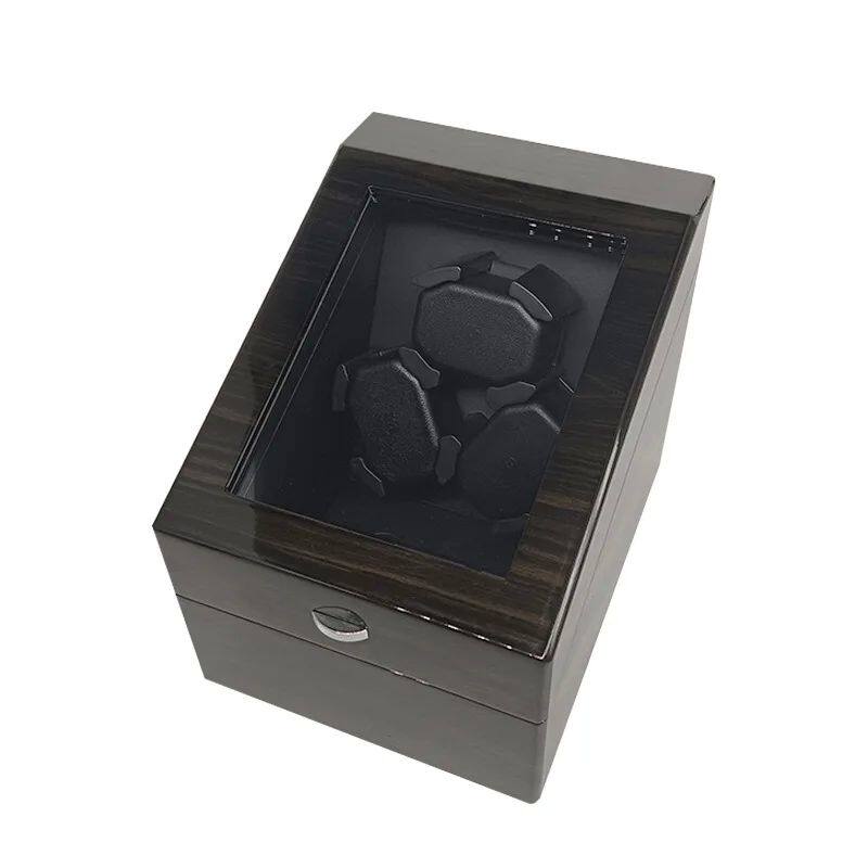 Покачивая таблицы automatic watch winder box led wooden electric watch box rot