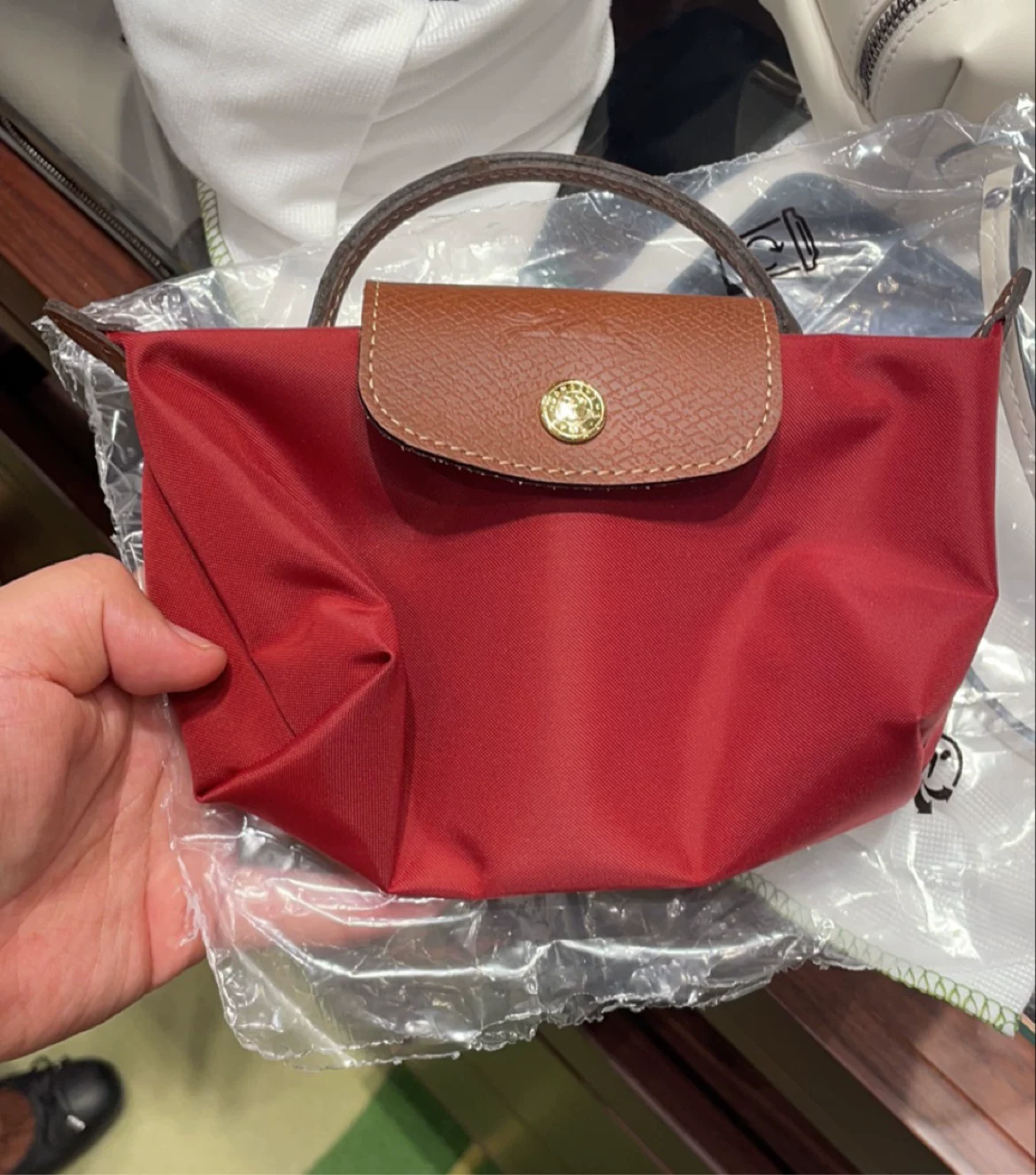 Longchamp Longya одиночка-обора, стирка счётчик покупок