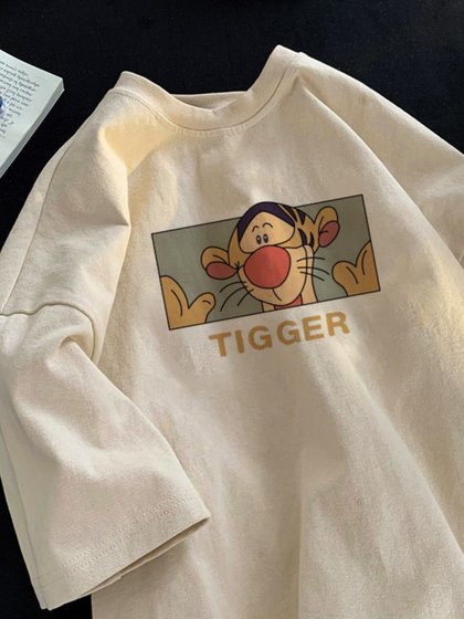 美式复古纯棉短袖t恤女装2025新款春夏季chic韩系穿搭打底衫上衣