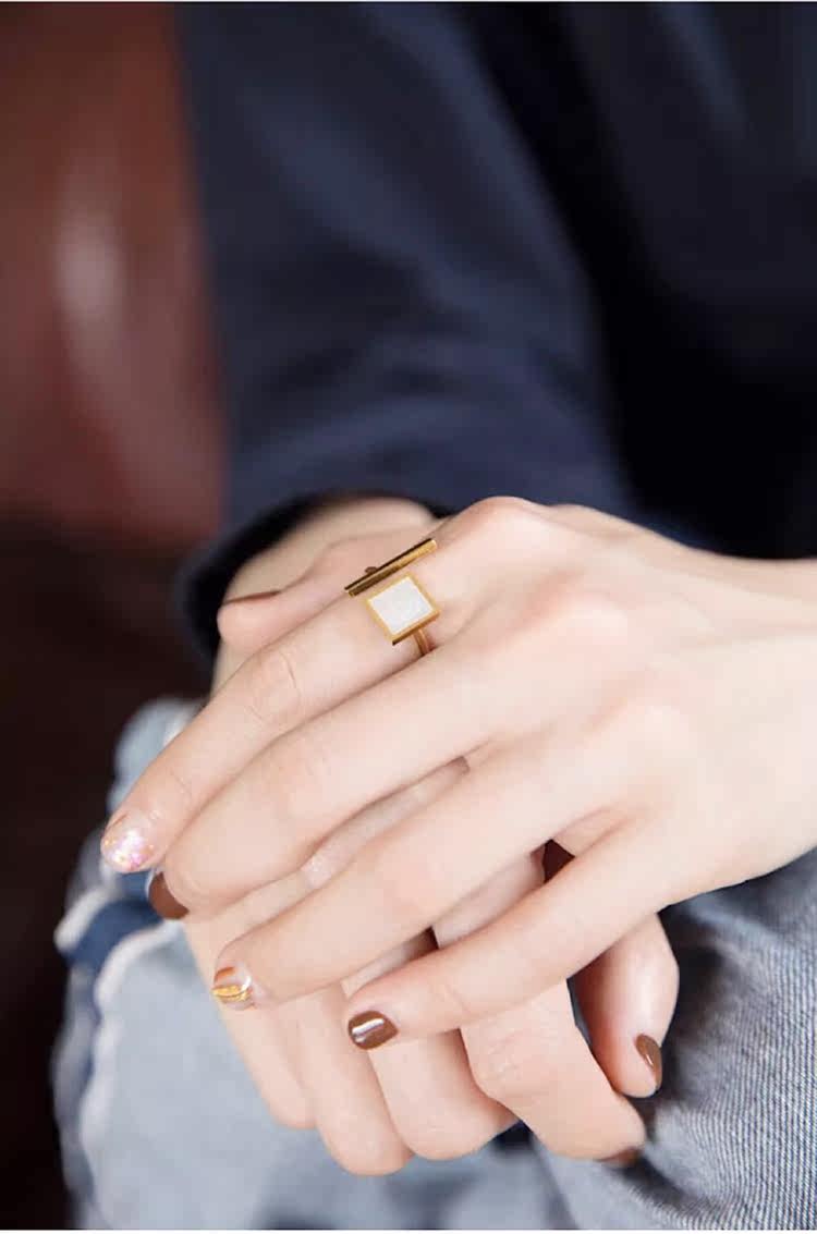 Bague Femme OTHER   en Nacre - Ref 3086307 Image 15