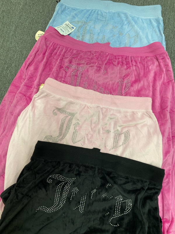 Foreign Trade Surplus Jc Original Velvet Rhinestone Barbie Wide-Leg Pants Loose Casual Long Pants 63-0 Foreign Trade Surplus Jc Original Velvet Rhinestone Barbie Wide-Leg Pants Loose Casual Long Pants 63-0