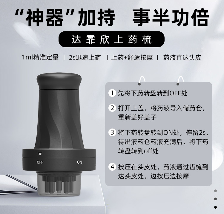 达霏欣 2%米诺地尔酊搽剂 防脱发生发增发液 30ml 图1