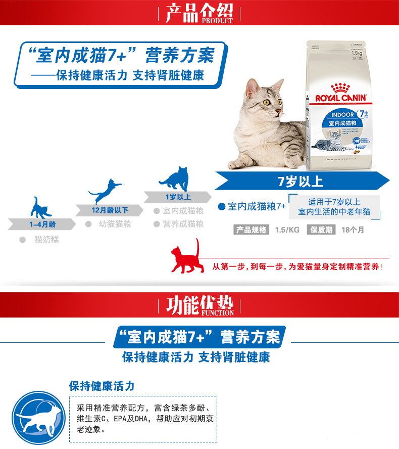 Thức ăn cho mèo trưởng thành trong nhà Royal S27 trên 7 tuổi - Cat Staples làm thức ăn cho mèo