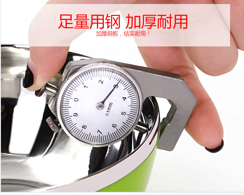 Gen 304 stainless steel, large household mercifully rainbow such as bowl suit sealed with cover noodles glass tableware li riceses leave