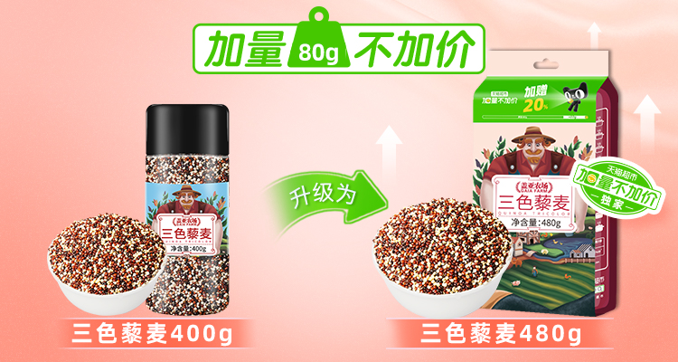 盖亚农场三色藜麦米480g