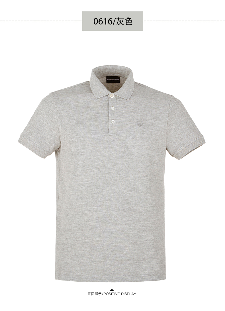 [Trực tiếp] Emporio Armani EA Armani Áo sơ mi nam ngắn tay nam 8N1F12 áo cotton nam