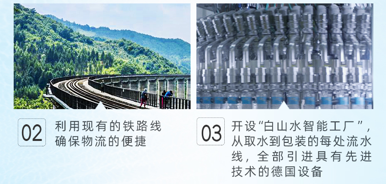 农心白山水天然饮用纯净矿物质水2L*12瓶