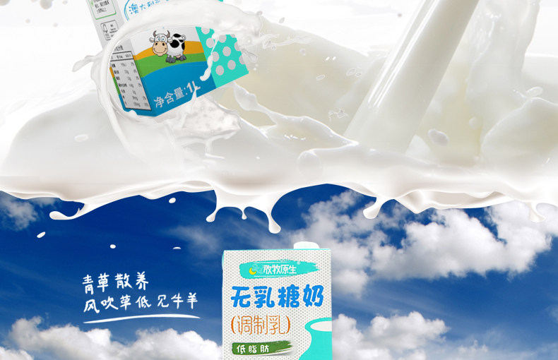 我们买过 澳大利亚 放牧原生 无乳糖低脂牛奶 1L*6盒*2件 图12