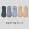 Imitation of double -needle men's ship socks 001 (Tibetan green+light gray+blue+yellow+khaki)