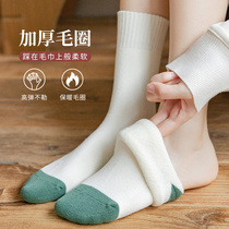 Socks Childrens winter gush thickened thermal cotton socks Warm Wool Socks Lady Midbarrel Socks Moon floor Sleep Long Sox