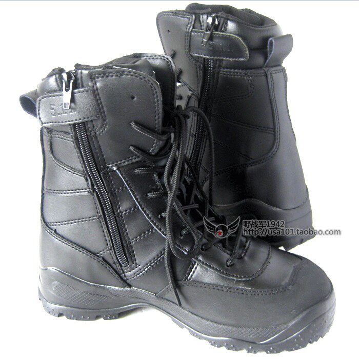 Boots militaires pour homme en Anti-fourrure - Ref 1402505 Image 23
