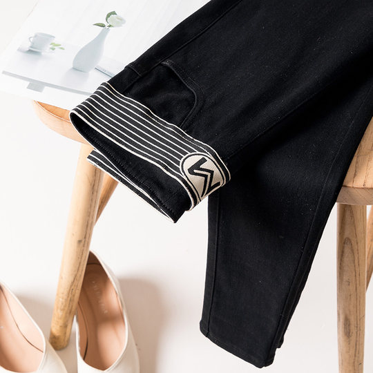 Black Leggings for Women, Thin Style for Spring and Autumn 2025, New High-Waisted Slim-Fit Skinny Pencil Magic Pants