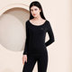 Aidi Thermal Underwear Thin Round Neck Bottoming Set Autumn Clothes Autumn Pants Vest Men and Women's