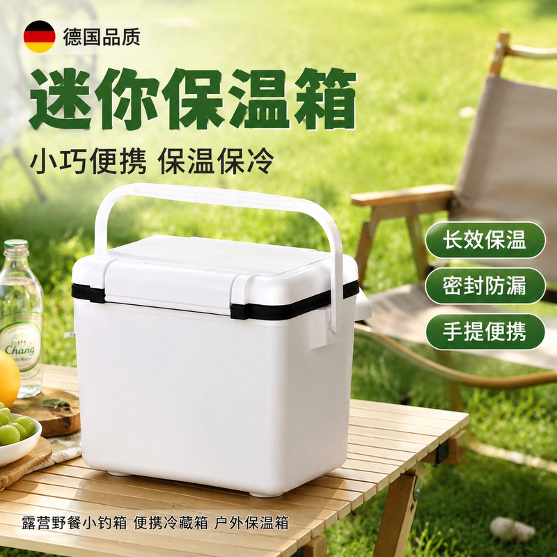 German Mini Insulated Box, Outdoor Portable Fishing Box, Camping Picnic Cooler Box, Sea Fishing Live Bait Shrimp Box, Small Box German Mini Insulated Box, Outdoor Portable Fishing Box, Camping Picnic Cooler Box, Sea Fishing Live Bait Shrimp Box, Small Box