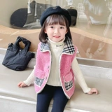 Демисезонный детский модный жилет, с медвежатами, увеличенная толщина