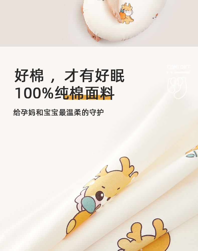 孕妇枕护腰侧睡枕托腹侧卧怀孕睡觉枕头神器腰枕夹腿抱枕孕期专用 — 6