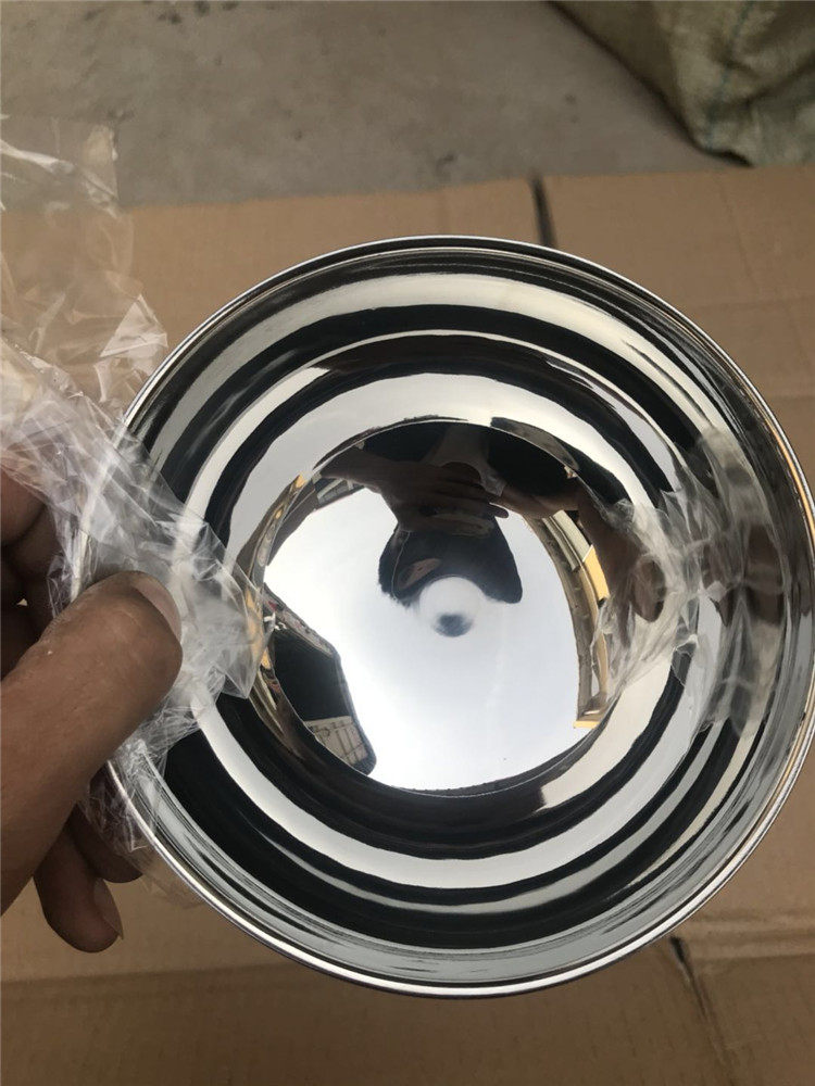 Lost adult household anti-scalding 304 stainless steel bowl double-layer metal bowl