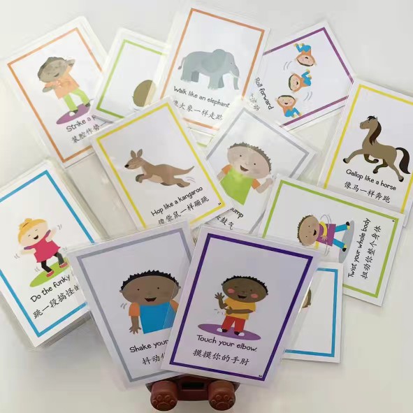 tpr flash card English enlightenment parent-child fun table game card Chinese instruction kindergarten teacher teaching aids classroom