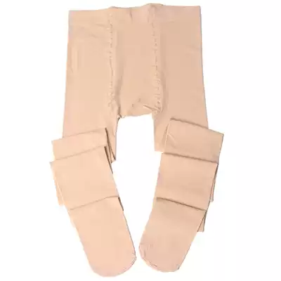 Fat plus size stockings women's spring and autumn double-sided plus thin large fat mm200 Jin anti-hook pantyhose