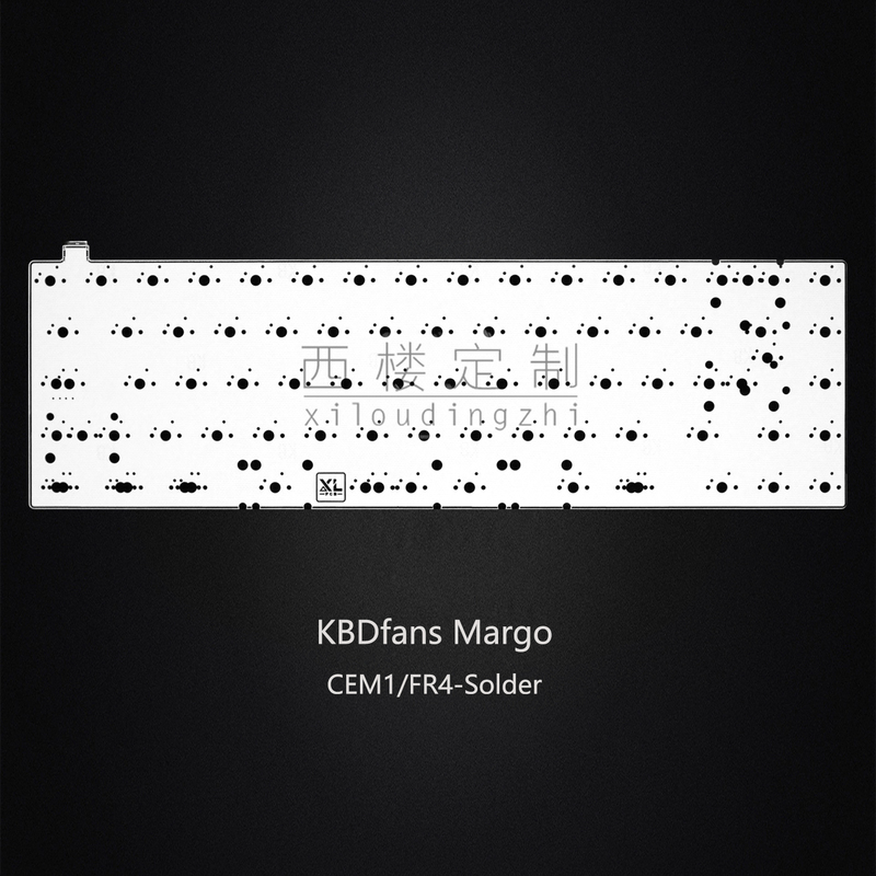 Kbdfans Margo/Kbd67Lite Soldered Cem1/Fr4 Customized Pcb Supports Via Key Reprogramming 1K