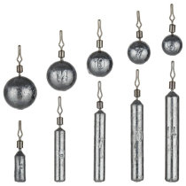 Inverted Fishing Lead Far Throw Road Sublead Pendant Cylindrical Spherical Lead Anti-Hanging Bottom Mandarin Fish Bass Fish Texas Fishing Group Fishing Accessories