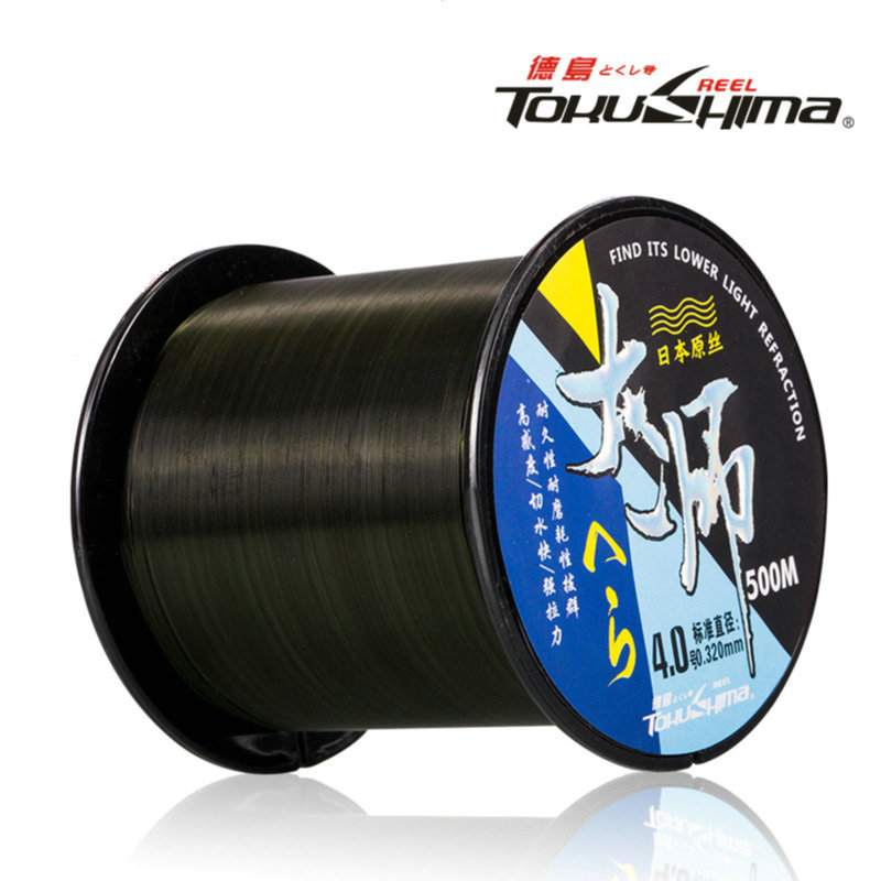 Tokushima master fishing line 500 meters Japan imported nylon fishing line main line sub-line sea rod line sea fishing strong pull