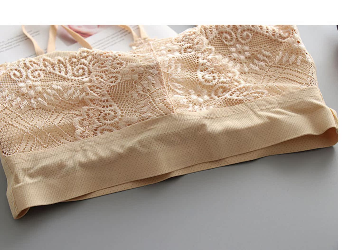 Mùa hè băng lụa xuyên đai yếm nữ ống top bra gợi cảm thu thập vẻ đẹp trở lại quấn ngực dưới đồ lót mỏng - Ống áo quây ngang