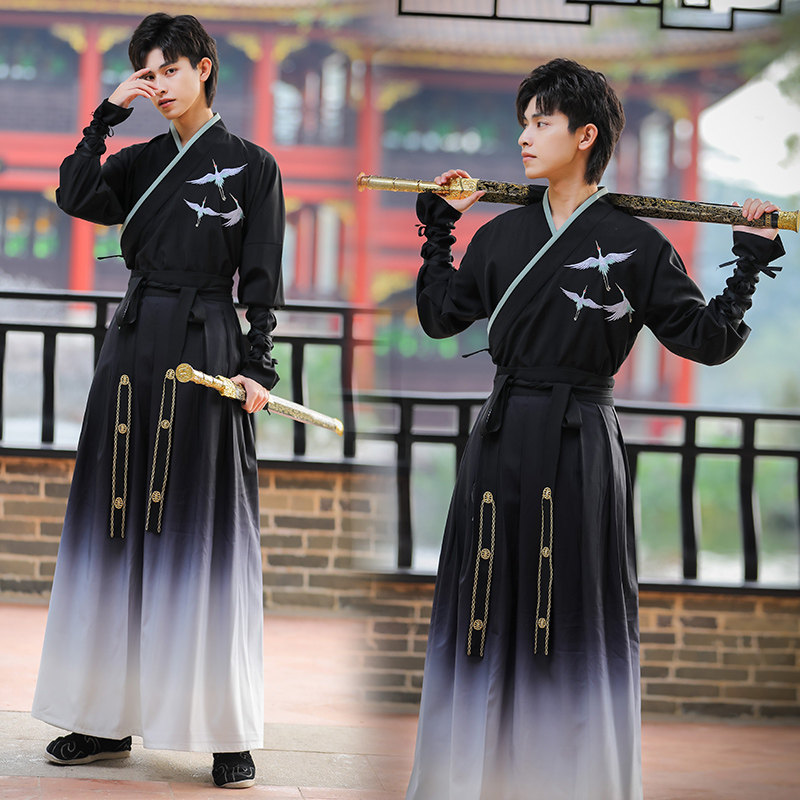 原创汉服男装为何成为古风武侠爱好者的新宠?适合日常穿搭吗?-汉服-淘宝好物网