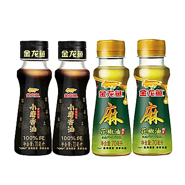 金龙鱼70ml*4小磨香油+花椒油