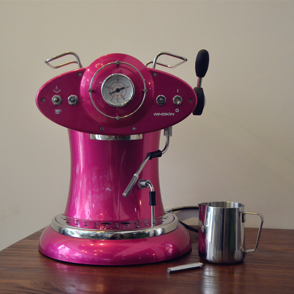máy pha cà phê bột Yongjian Wingkin 210 Máy pha cà phê ngoài hành tinh Steam Nhiệt kế Sữa latte kéo hoa về nhà máy pha cà phê electrolux
