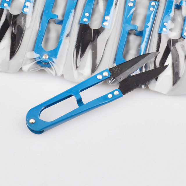 Daji scissors small knife household handmade u-shaped spring yarn scissors small scissors for cutting thread ends