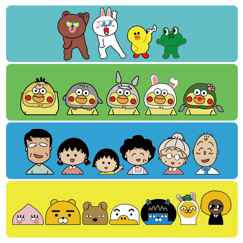 Cartoon Cartoon Creativity Funny Animal Personality Car Stickers Body shelter Scratched Sticker Decoration Car Sticker Waterproof-Taobao