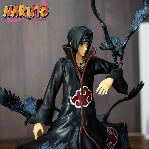 Naruto Hand Office Office Ninja xiao организация GK Uchiha Itachi Crow Model Model Play Hall Модель декоративная статуя ограниченная серия