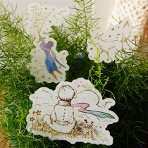 Under the tree box 60 little Prince Fox rose Series bronzing stickers hand account DIY decorative stickers