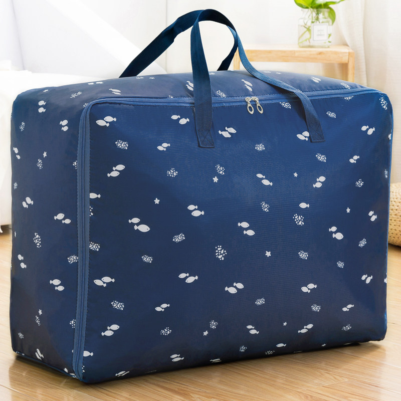 2022 Oxford cloth thickened waterproof quilt bag student sundries bag storage clothes bag moving luggage bag