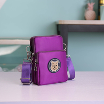 Enlarged screen mobile phone bag female messenger bag hanging neck mobile phone bag cloth bag portable mini small bag wrist bag