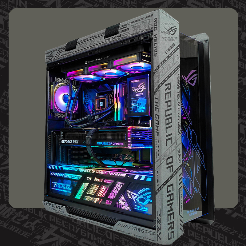 Asus Rog Sun God Full Set Pc I9 14900Kf/5070Ti/5080/5090D Graphics Card Computer