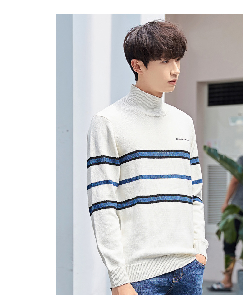 Quần áo Tiancheng 2018 mùa thu mới cho nam xu hướng áo len phiên bản Hàn Quốc của set đồ sinh viên thời trang trẻ trung thời trang nam