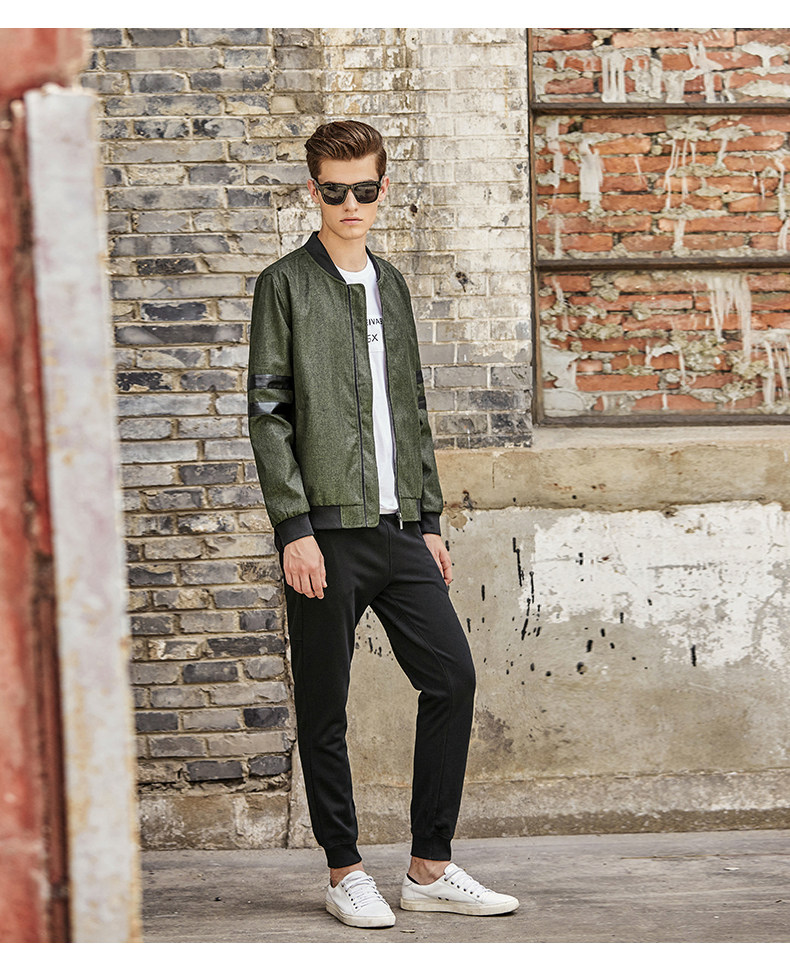 Осенняя трендовая бейсбольная модная куртка                