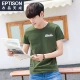 Sản phẩm quần áo Tiancheng 2019 hè mới áo thun nam tay ngắn cổ tròn màu cotton rắn xu hướng phiên bản Hàn Quốc in một nửa tay