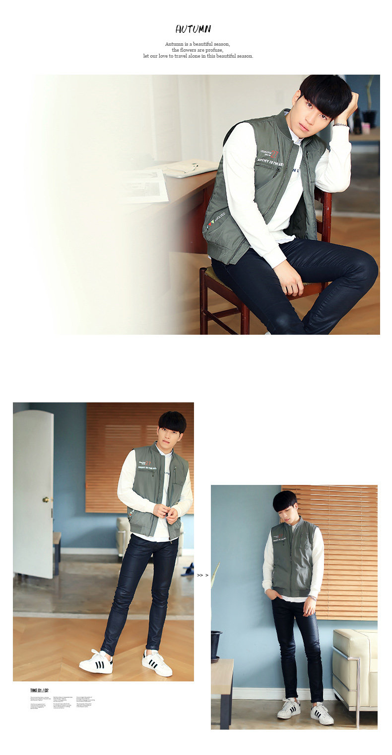 Débardeur homme Cotton vest EPTISON pour hiver - Ref 1597048 Image 21