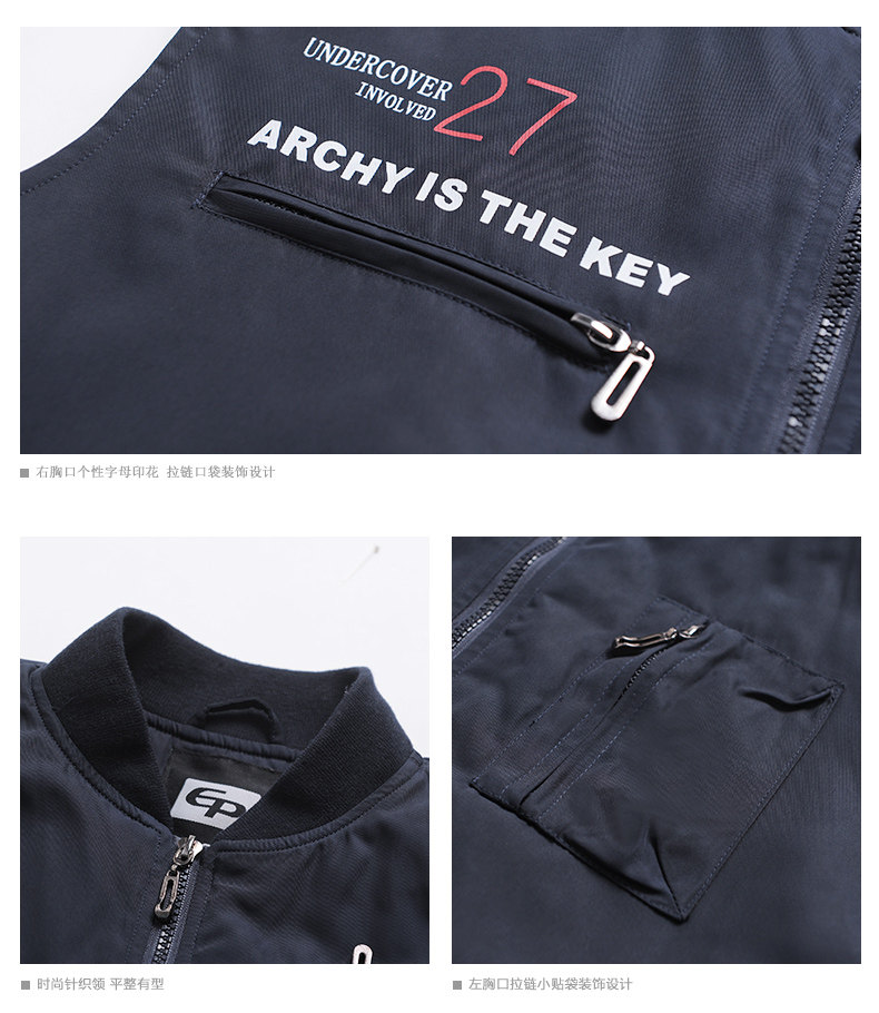 Débardeur homme Cotton vest EPTISON pour hiver - Ref 1597048 Image 25